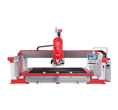 HKNC-450J 5 Axis Stone CNC Sawjet HKNC-450J 五轴数控水刀桥切一体切割机